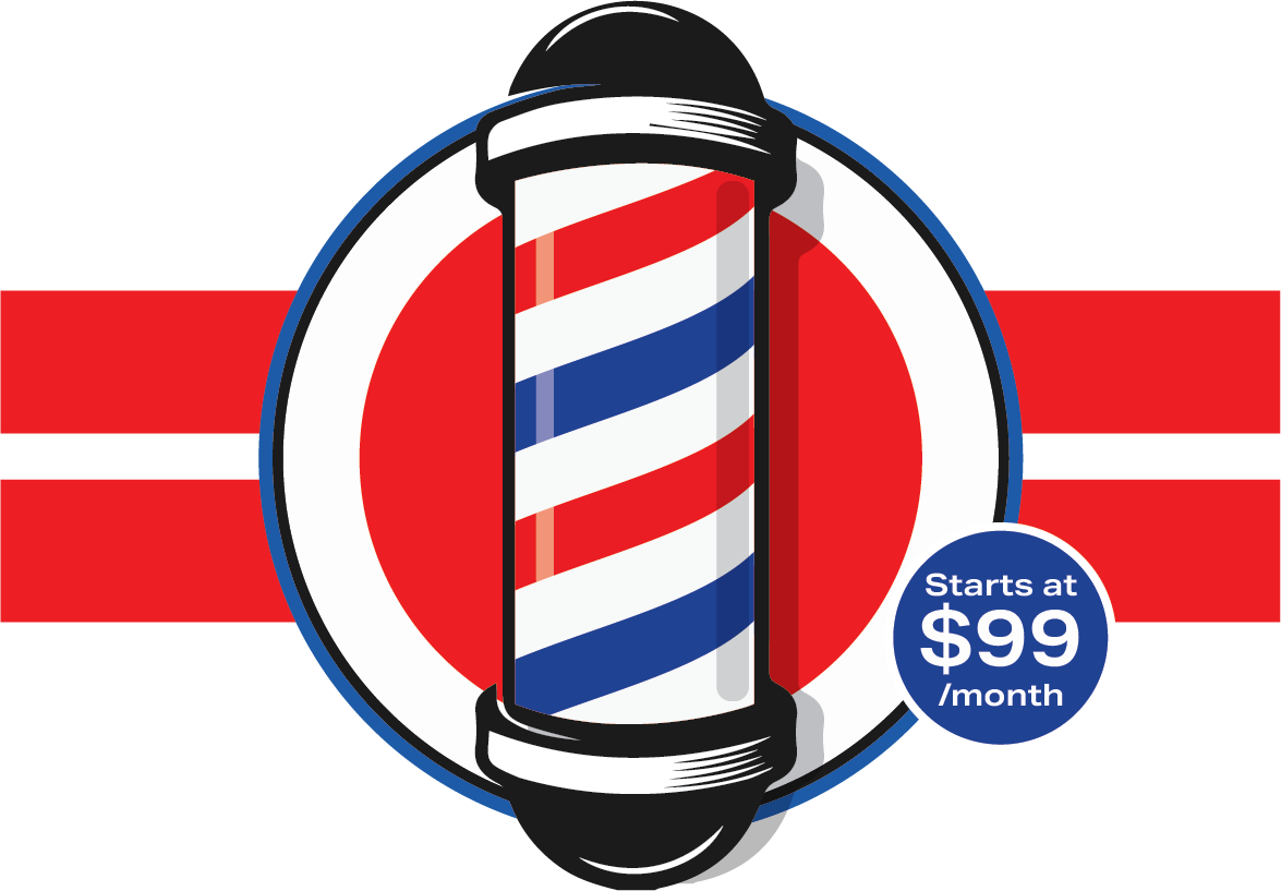Barber Shop Websites - $99 per month